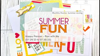 Plan with Me - Summer Fun (Happy Planner)