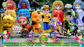 COCOMELON WHEELS ON THE BUS LIRIK & BALONKU ADA LIMA VERSI ONDEL ONDEL & BADUT MAMPANG NAIK ODONG2🔴