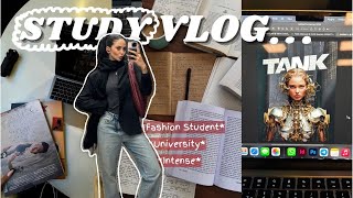 Study Vlog 🎓✨ | Uni life, Fashion Student, going to lectures, Marangoni student, Student vlog