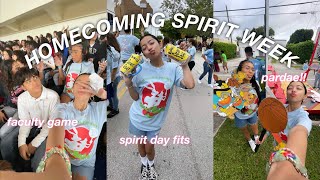 HOMECOMING SPIRIT WEEK || daily fits, parade, faculty game