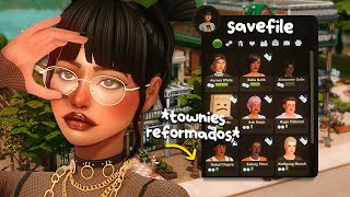 esse SAVE FILE tem os sims e lotes mais bonitos de todos 😍 — the sims 4