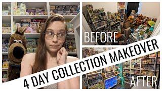 I have 4 Days to Makeover her ENTIRE Collection Room!