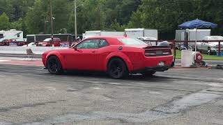 Dodge demon burnout