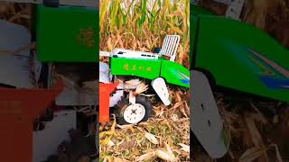 Corn cutting agricultural machinery 👏👍