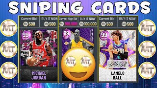 I Spent One Day Trying To Snipe Cards In NBA 2K22 MyTeam and This is EVERYTHING I Got...