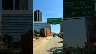 downtown Pittsburgh, PA  #PA #driving #pittsburgh #mrbluesky