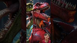 Deadpool x Tyrannosaurus Rex #shorts #short #ai #deadpool #trex #avengers #marvel