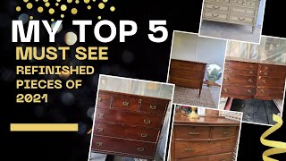 Top 5 Amazing furniture flips | Dresser Makeovers | Refinished Furniture