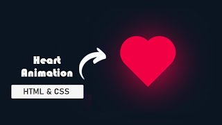 How to make Heart Beat Animation with HTML and SASS (SCSS)