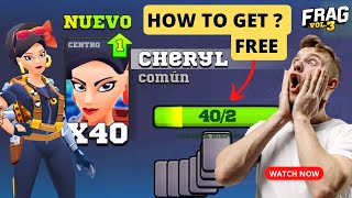 🔥How to get Cheryl, free #FRAG PRO SHOOTER