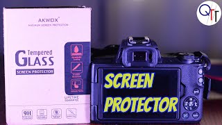 Canon m50 Screen Protector Unboxing and Application