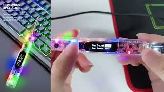 SI012 Pro Max 100W powerful Soldering Iron, colorful ambient light & transparent body!