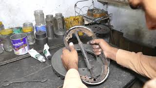 Honda CG125 Benly Brake Shoe Install & RESTORATION