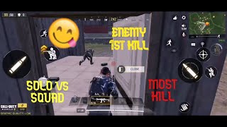 OMG~ MY MOST KILLS IN SEASON 9 SOLO VS SQUAD CALL OF DUTY MOBILE BATTLE ROYALE (WITH MUSIC)