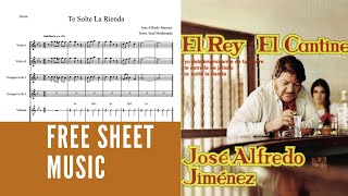 TE SOLTE LA RIENDA - SHEET MUSIC - PARTITURA