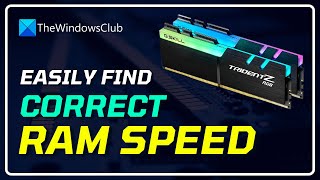 How to Fix WRONG RAM SPEED on Windows 11/10 [EASILY FIX]