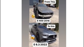 E Class 400 2016 Upgrated to E 6.3 AMG 2022 (2023 Rebuild)