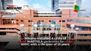 Project highlight: Mikano international installed 4 units of WARTSILA generators for  NPPC.