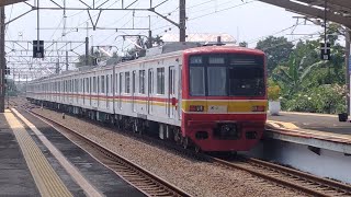 KLB KRL Tokyo Metro 05 Berangkat Stasiun Depok