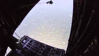 Air Force MC-130P Combat Shadow Pararescue Jump