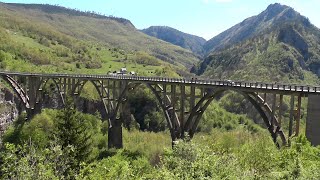 Montenegro (2024) Day 4: Sedlo Pass,  Đurđevića Tara Bridge, Canyons Tara River and Moraca River