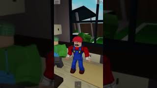 If the super Mario plumbing ad was in Roblox Brookhaven #roblox #brookhaven