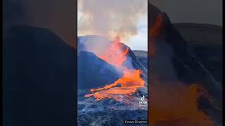 Вулкан в Исландии.🌋🌋🌋