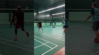 over confident but in the nets #badminton