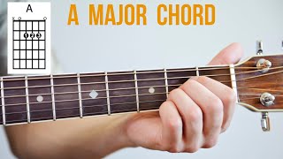 How To Play the A Major Chord on Guitar