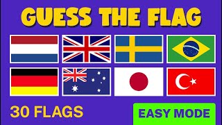 Guess the flag quiz - easy