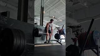 585lb/265kg Deadlift ×3