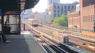 R32 Z Train flying past Lorimer Street