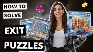 How to solve Ravensburger's EXIT PUZZLES | Explained in detail, with skippable spoilers!