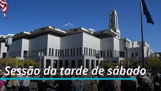 Sessão da tarde de sábado | Conferência Geral de Outubro de 2022