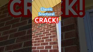 Classic Structural Crack On A Brick Home