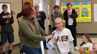 Second grader gets big surprise