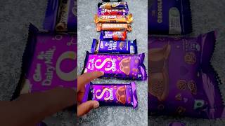 Dairy milk silk bubbly vs Big Dairy milk silk bubbly vs chocolate #asmr