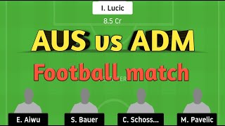 AUS vs ADM Dream11 team, Austrian Football league, Austria Wien FC vs FC Admira Wacker Dream11 team