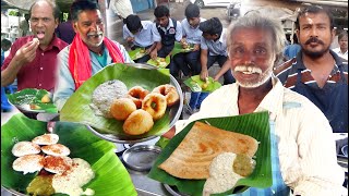 Guntur Crazy Breakfast In Bhavani Shankar Tiffin Center | People Tasty Tiffins Only @30 Rs Per Plate