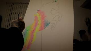 How To Free Hand Paint A Rainbow Unicorn