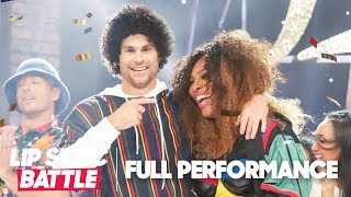 Serena Williams Joins Andy Roddick for “Finesse” by Bruno Mars | Lip Sync Battle