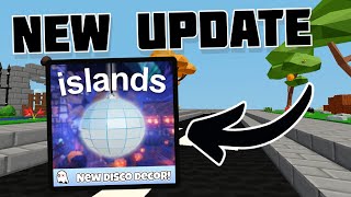 New **DISCO** Decorations Update | Roblox Islands