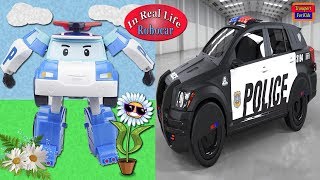 Robocar Poli in real life! Educational video for kids! New cartoons about cars 9