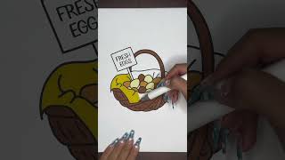 Cute Eggs Coloring // Satisfying Coloring Videos #satisfyingcoloring #coloringbook #asmr