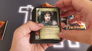 Lord of the Rings TCG Mines of Moria Starter Decks Opening and Look Through - LotR TCG