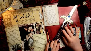 ASMR Interactive Book Triggers for Sleep 📓 Vampireology ✨ Whispering