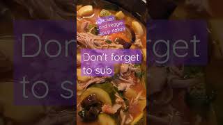 Chicken and Veggie soup #pinayvlogger #shortvideo