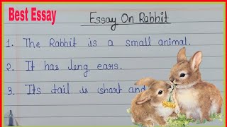 Essay On Rabbit || 5 Lines Essay On Rabbit ||