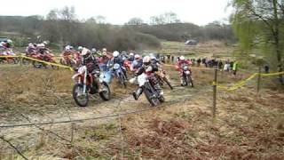 Start of rideoffroaduk's race At lower north camp, Harwood Dale, Scarborough 2010 inc. crash!