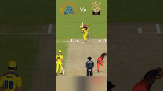 CSK vs RCB | 2 BALL 8 RUNS #shortsfeed #shorts